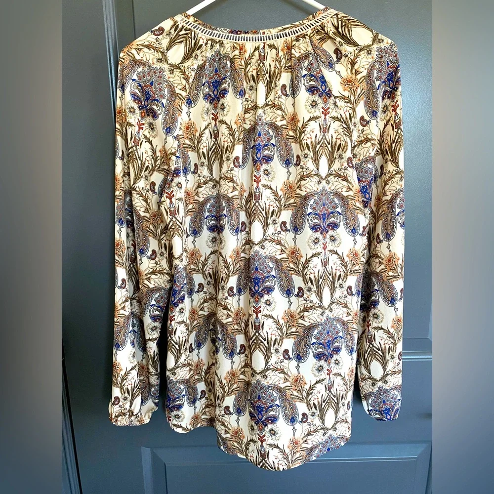 Anthropologie Paisley Long Sleeve Shirt - Picture 2 of 4